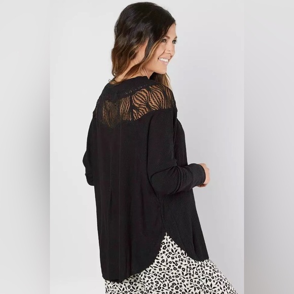 Free People | Spring Valley Lace Trim Top - Picture 12 of 13